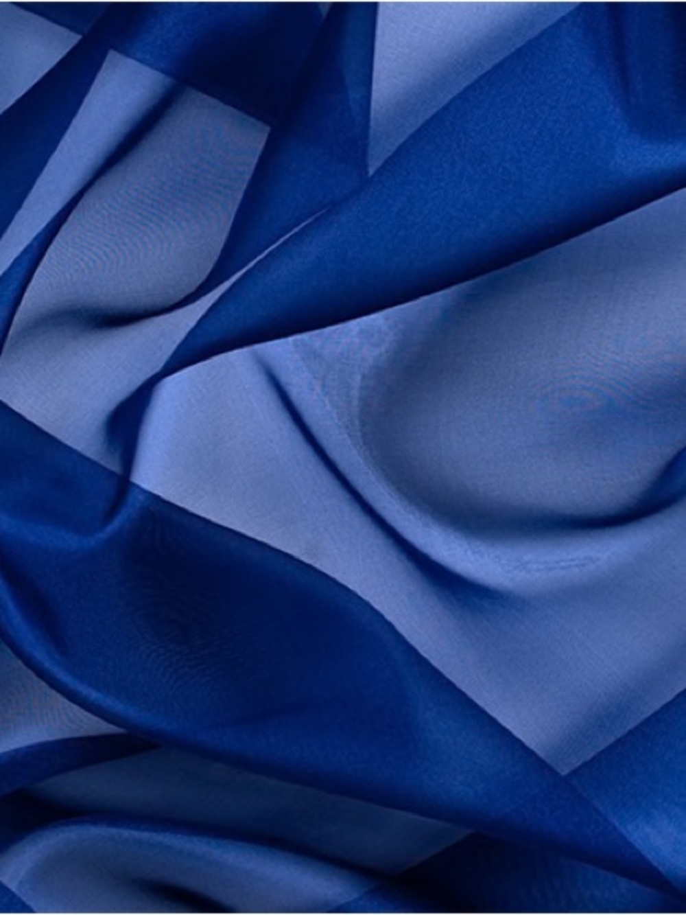 Silk Organza - Blue - 2.1 yards - 44” width